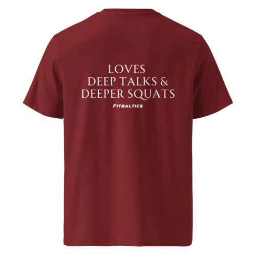 Loves deep talks and deeper squats